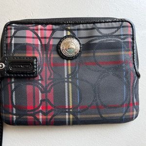 Coach Wallet Plaid